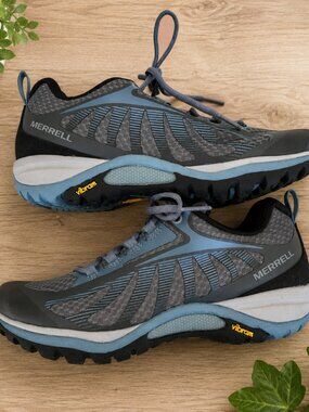 Merrell Siren Edge 3 Vibram Hiking Shoes Womens 6 Trail Gray